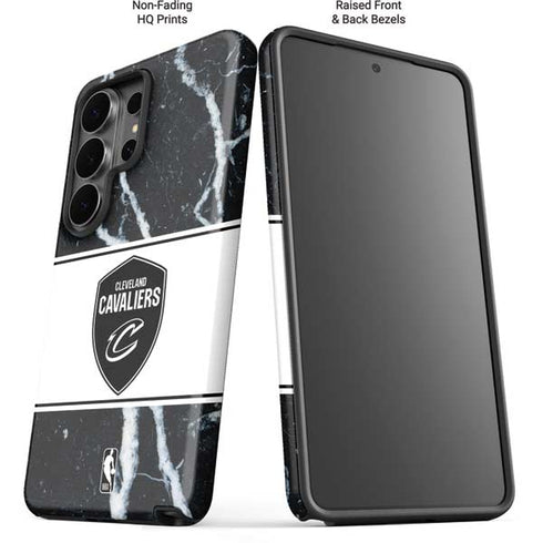 NBA Cleveland Cavaliers Marble Galaxy S26 Ultra Impact Case