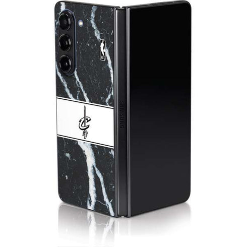 NBA Cleveland Cavaliers Marble Galaxy Z Fold5 5G Skin