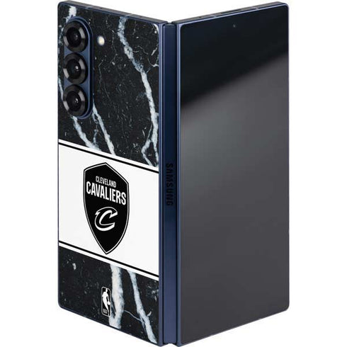 NBA Cleveland Cavaliers Marble Galaxy Z Fold6 Skin