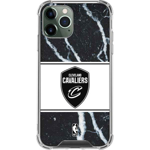 NBA Cleveland Cavaliers Marble iPhone 12 Pro Clear Case
