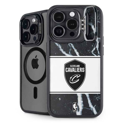 NBA Cleveland Cavaliers Marble iPhone 13 Pro Kickstand Case