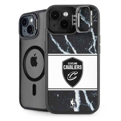 NBA Cleveland Cavaliers Marble iPhone 14 Kickstand Case