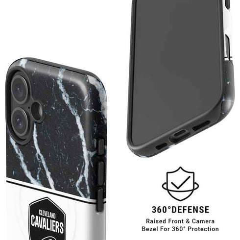 NBA Cleveland Cavaliers Marble iPhone 16 Magsafe Impact Case