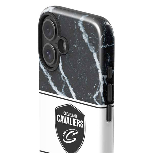 NBA Cleveland Cavaliers Marble iPhone 16 Plus Impact Case