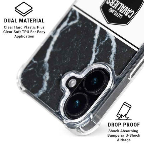 NBA Cleveland Cavaliers Marble iPhone 16 Plus MagSafe Case