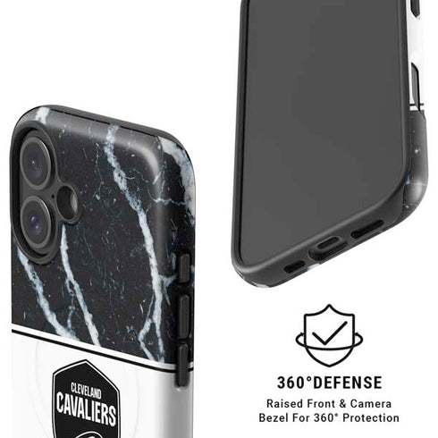 NBA Cleveland Cavaliers Marble iPhone 16 Plus Magsafe Impact Case