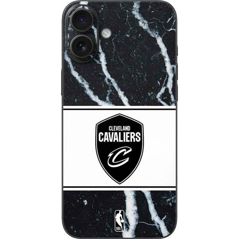 NBA Cleveland Cavaliers Marble iPhone 16 Plus Skin
