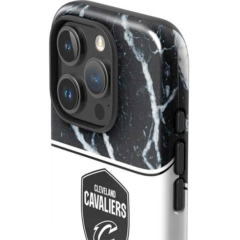 NBA Cleveland Cavaliers Marble iPhone 16 Pro Impact Case
