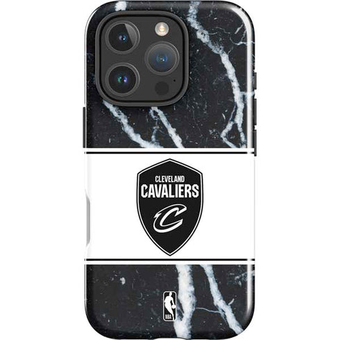 NBA Cleveland Cavaliers Marble iPhone 16 Pro Max Impact Case