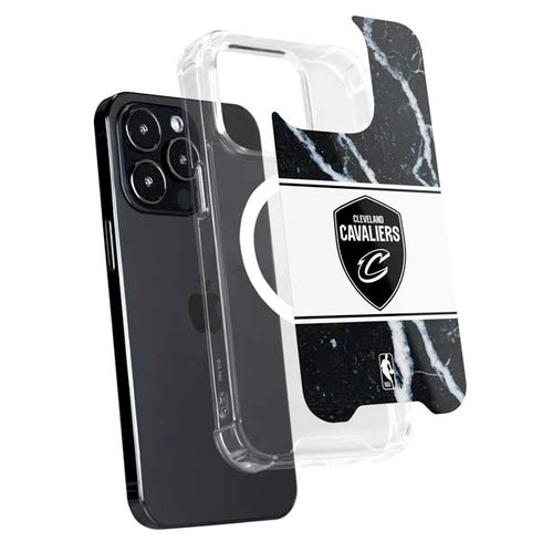 NBA Cleveland Cavaliers Marble iPhone 16 Pro Max MagSafe Case