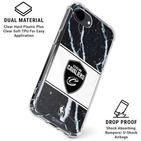 NBA Cleveland Cavaliers Marble iPhone 16e Clear Case