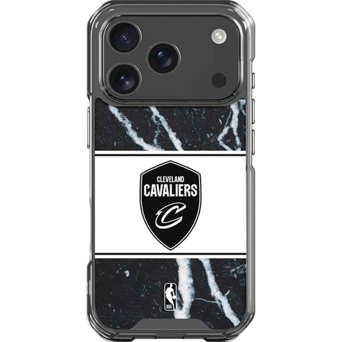 NBA Cleveland Cavaliers Marble iPhone 18 Pro Clear Case