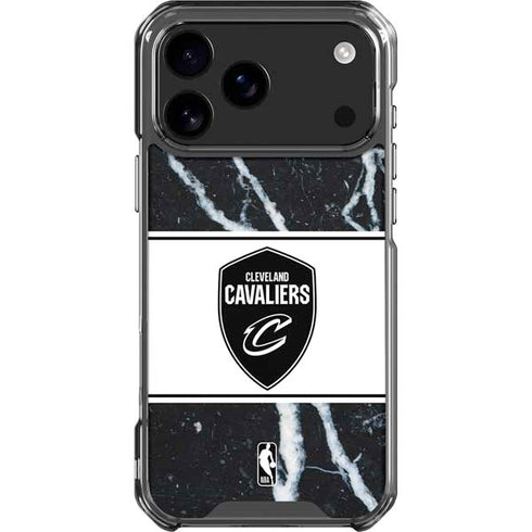 NBA Cleveland Cavaliers Marble iPhone 18 Pro Max Clear Case