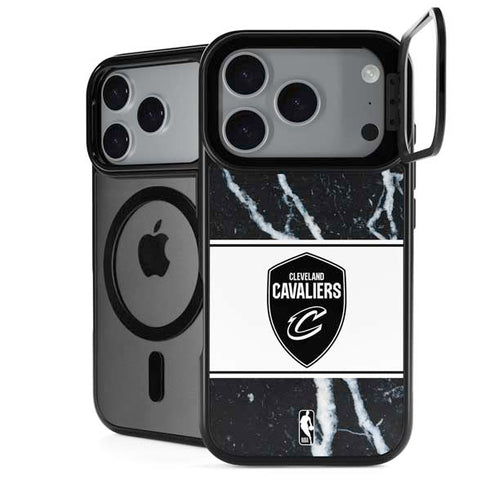 NBA Cleveland Cavaliers Marble iPhone 18 Pro Max Kickstand Case