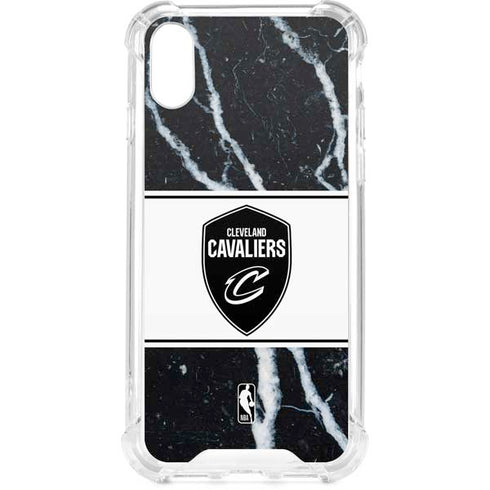NBA Cleveland Cavaliers Marble iPhone XS Clear Case