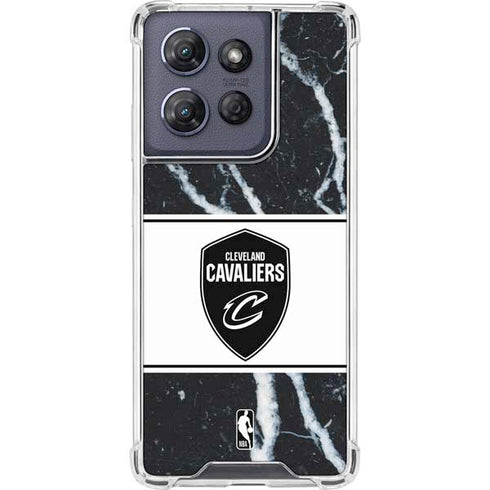 NBA Cleveland Cavaliers Marble Moto G Play 5G (2025) Clear Case