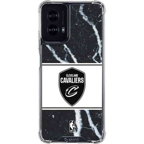 NBA Cleveland Cavaliers Marble Moto G Power 5G (2024) Clear Case