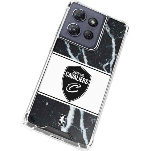 NBA Cleveland Cavaliers Marble Moto G Stylus 5G (2025) Clear Case