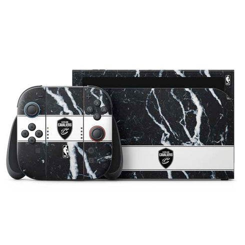NBA Cleveland Cavaliers Marble Nintendo Switch 2 (2025) with Joy-Con Skin