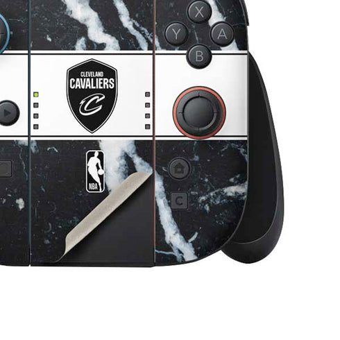 NBA Cleveland Cavaliers Marble Nintendo Switch 2 (2025) Joy-Con Controller Skin