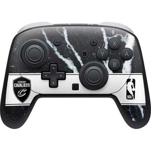NBA Cleveland Cavaliers Marble Nintendo Switch 2 (2025) Pro Controller Skin
