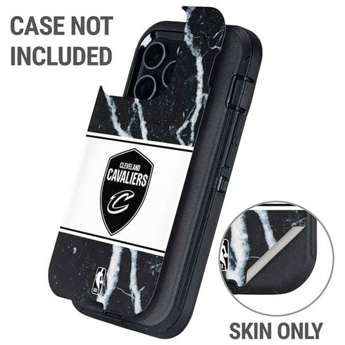 NBA Cleveland Cavaliers Marble Otterbox Defender iPhone Skin