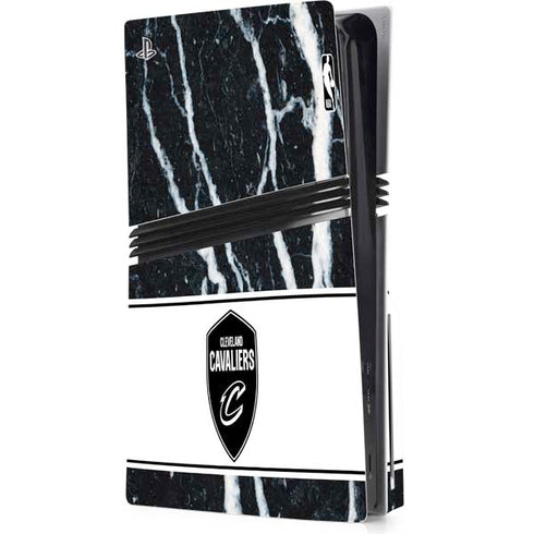 NBA Cleveland Cavaliers Marble PS5 Pro Disk Console Skin