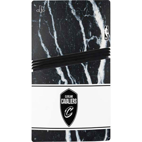 NBA Cleveland Cavaliers Marble PS5 Pro Disk Console Skin