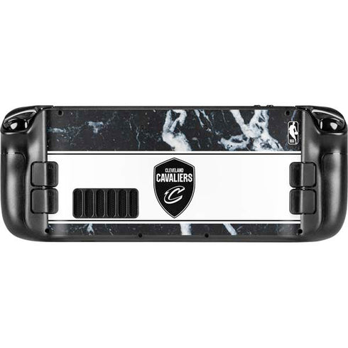 NBA Cleveland Cavaliers Marble Steam Deck Handheld Gaming Computer OLED Skin