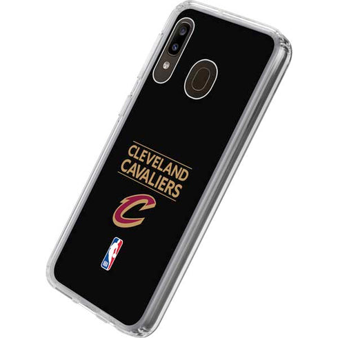 NBA Cleveland Cavaliers Standard - Blue Galaxy A20 Clear Case