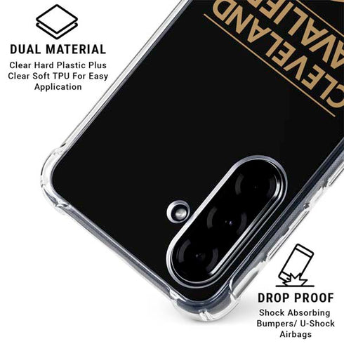 NBA Cleveland Cavaliers Standard - Blue Galaxy A36 5G Clear Case