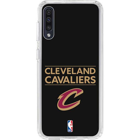 NBA Cleveland Cavaliers Standard - Blue Galaxy A50 Clear Case