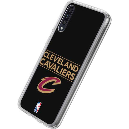 NBA Cleveland Cavaliers Standard - Blue Galaxy A50 Clear Case