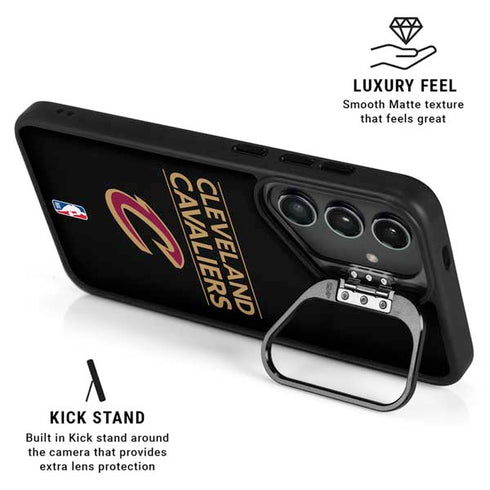 NBA Cleveland Cavaliers Standard - Blue Galaxy S25 Ultra Kickstand Case