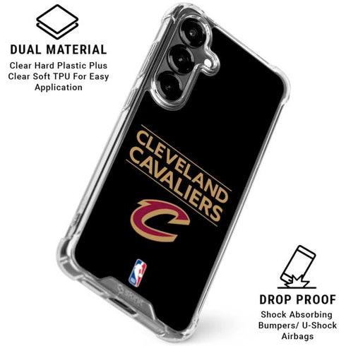 NBA Cleveland Cavaliers Standard - Blue Galaxy S26 Plus Clear Case