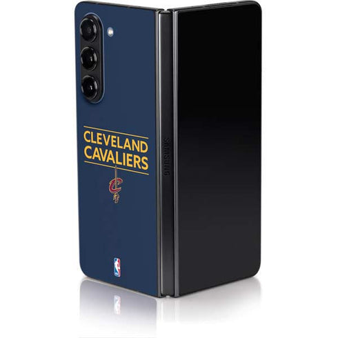 NBA Cleveland Cavaliers Standard - Blue Galaxy Z Fold5 5G Skin