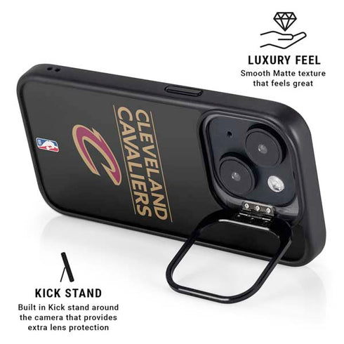 NBA Cleveland Cavaliers Standard - Blue iPhone 14 Kickstand Case