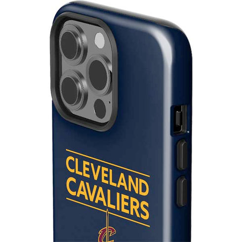 NBA Cleveland Cavaliers Standard - Blue iPhone 15 Pro Impact Case