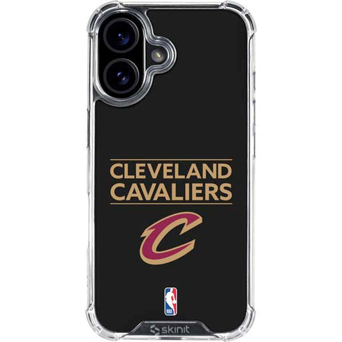 NBA Cleveland Cavaliers Standard - Blue iPhone 16 Clear Case