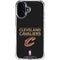 NBA Cleveland Cavaliers Standard - Blue iPhone 16 Clear Case