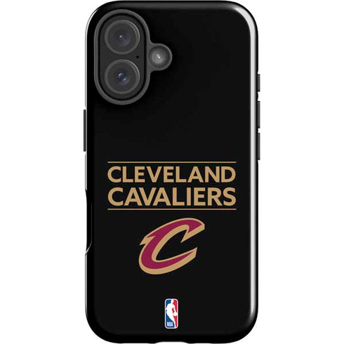 NBA Cleveland Cavaliers Standard - Blue iPhone 16 Impact Case
