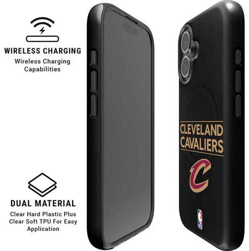 NBA Cleveland Cavaliers Standard - Blue iPhone 16 Plus Magsafe Impact Case