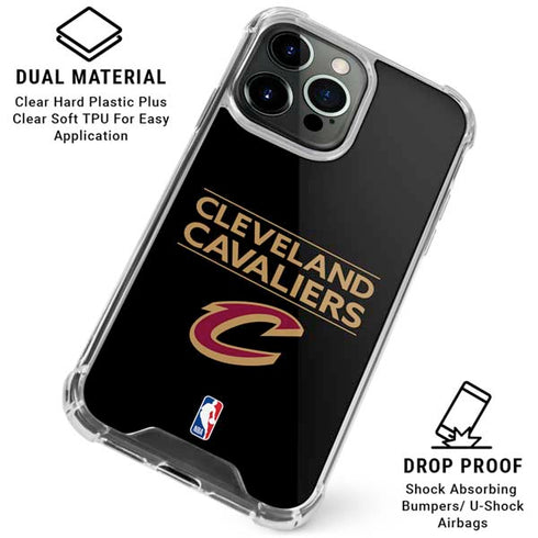 NBA Cleveland Cavaliers Standard - Blue iPhone 16 Pro Clear Case