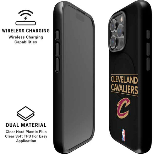 NBA Cleveland Cavaliers Standard - Blue iPhone 16 Pro Max Magsafe Impact Case