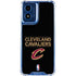 NBA Cleveland Cavaliers Standard - Blue Moto G 5G (2024) Clear Case