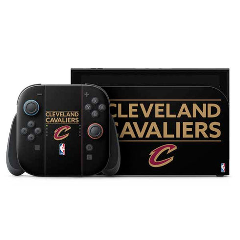 NBA Cleveland Cavaliers Standard - Blue Nintendo Switch 2 (2025) with Joy-Con Skin
