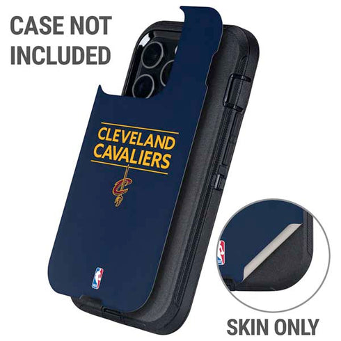 NBA Cleveland Cavaliers Standard - Blue Otterbox Defender iPhone Skin