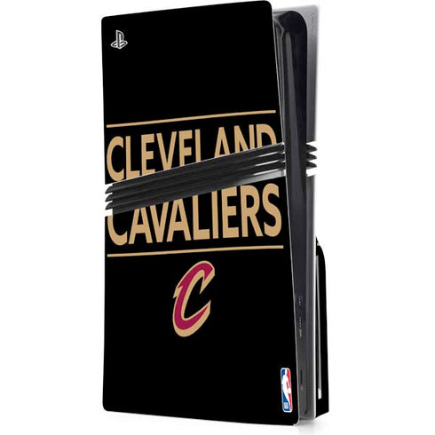 NBA Cleveland Cavaliers Standard - Blue PS5 Pro Disk Console Skin