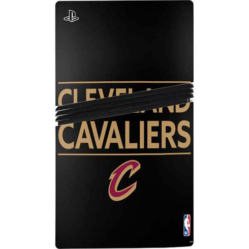 NBA Cleveland Cavaliers Standard - Blue PS5 Pro Disk Console Skin