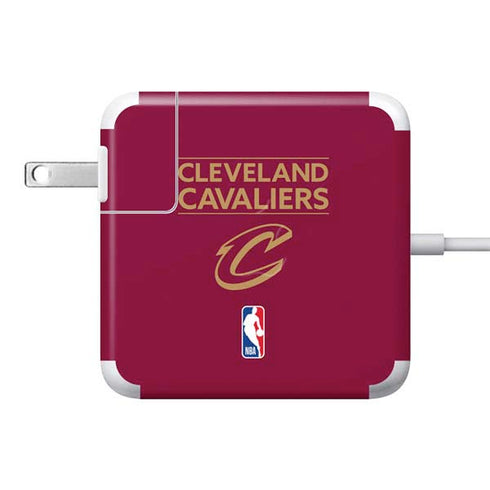 NBA Cleveland Cavaliers Standard - Maroon 85W Power Adapter (15 and 17 inch MacBook Pro Charger) Skin